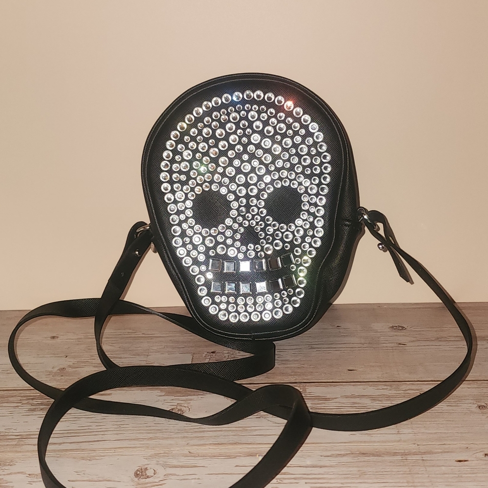 Bath & Body Works Black Skull Bag
